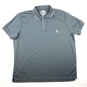 ALBERT MORRIS COMFORT - MEN'S GRAY SHORT SLEEVE POLO SHIRT - SIZE XXL